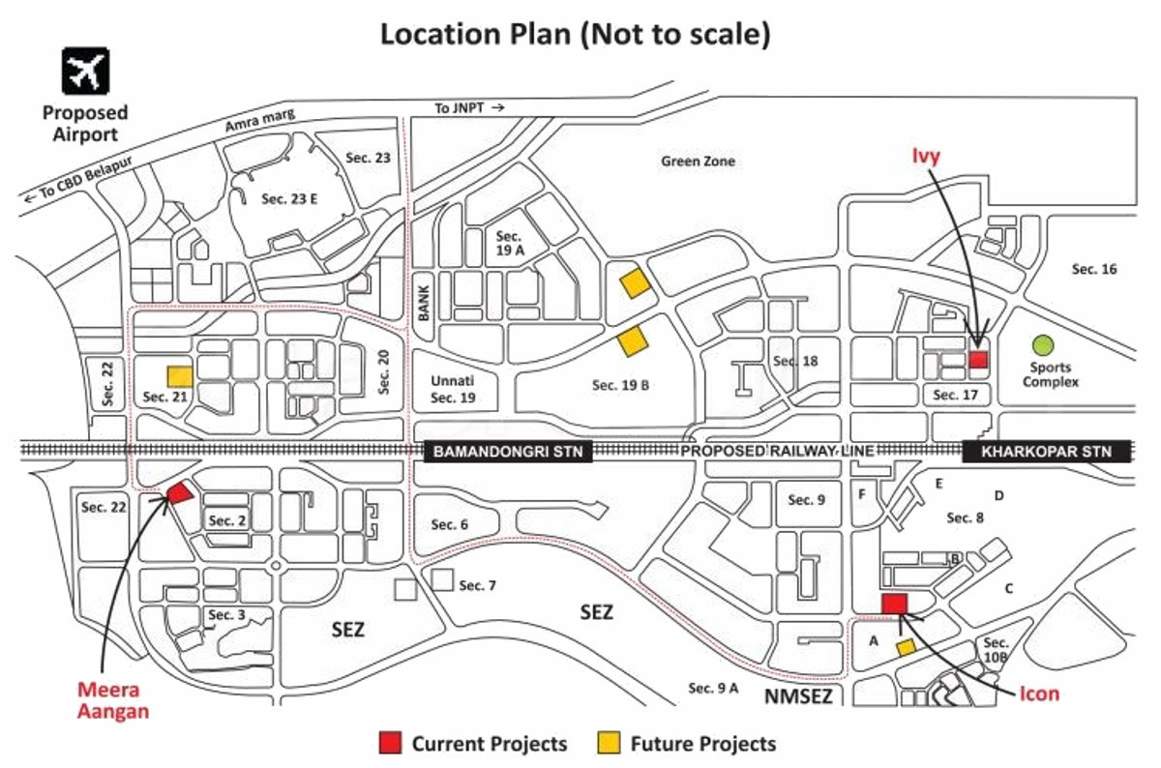  meera aagan Images for Location Plan of Progressive Meera Aagan