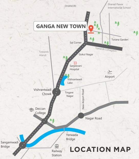 Images for Location Plan of Goel Ganga Newtown Phase I