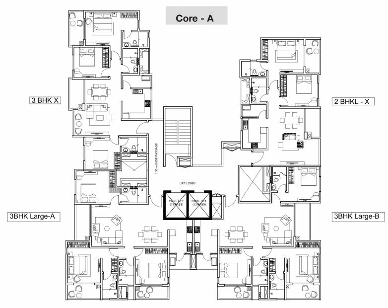  avenues Block A Cluster Plan