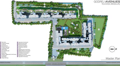  avenues Images for Master Plan of Godrej Avenues