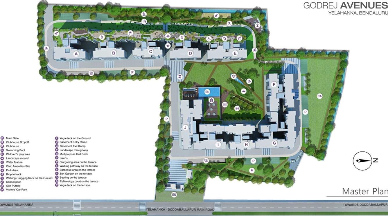 avenues Images for Master Plan of Godrej Avenues