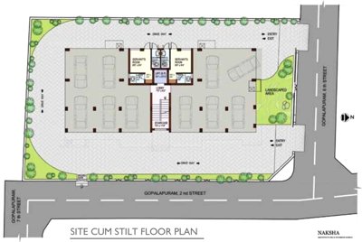 Images for Cluster Plan of Ramcons Thirumurti Enclave