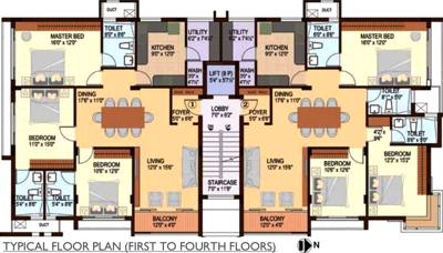 Images for Cluster Plan of Ramcons Thirumurti Enclave