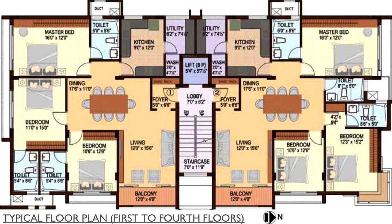 Images for Cluster Plan of Ramcons Thirumurti Enclave