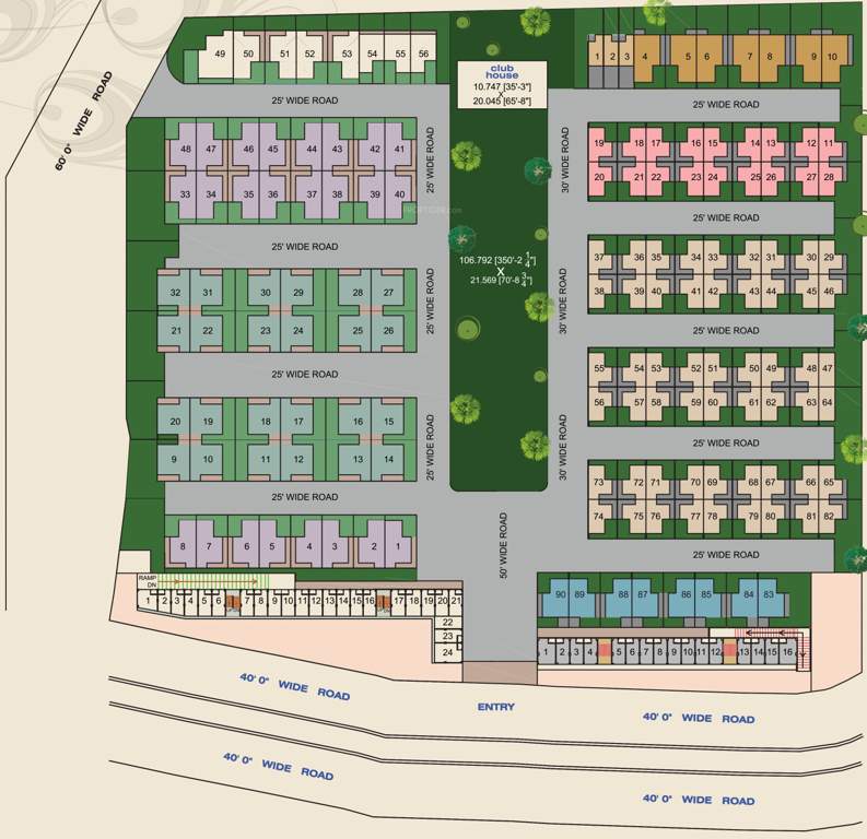  vrajbhoomi Images for Layout Plan of Sangani Vrajbhoomi