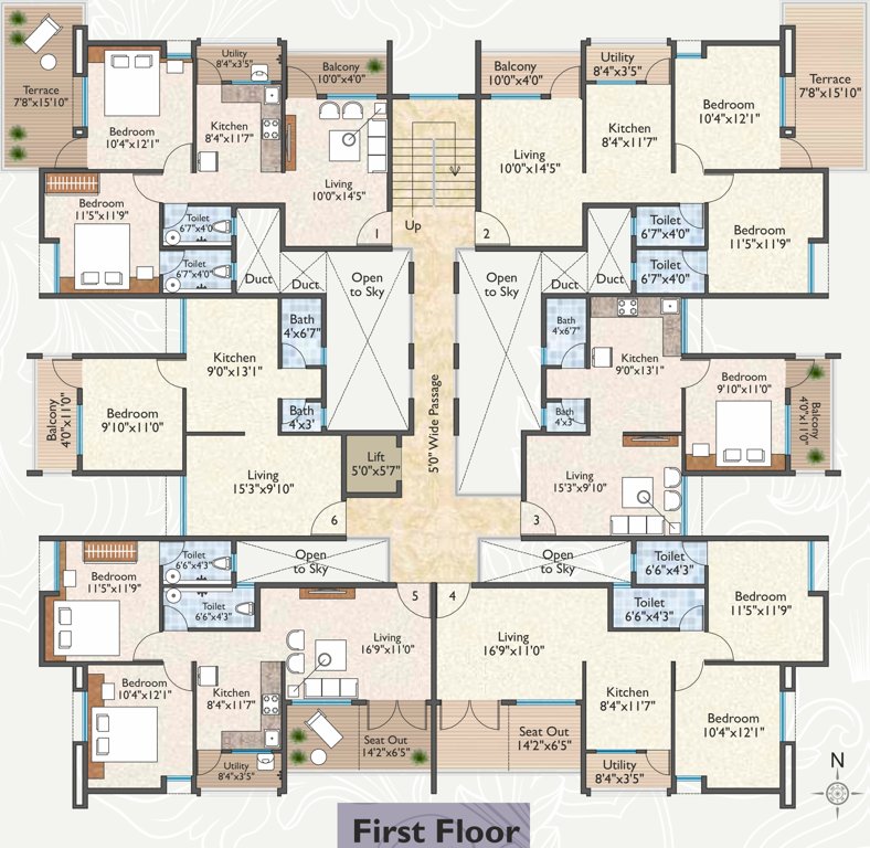 Images for Cluster Plan of Liberty Niwas
