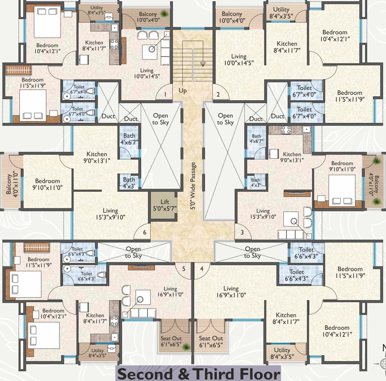 Images for Cluster Plan of Liberty Niwas