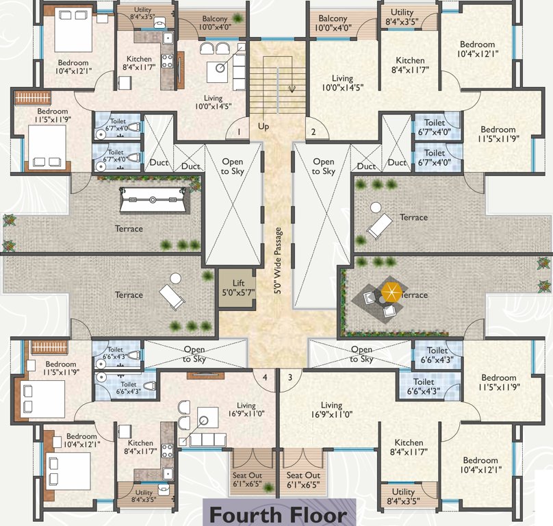 Images for Cluster Plan of Liberty Niwas