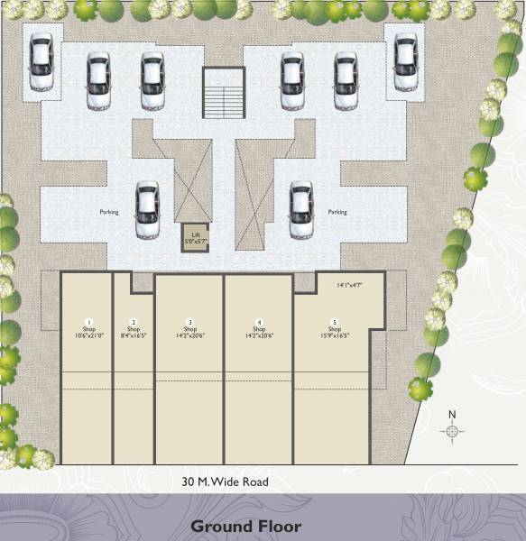 Images for Cluster Plan of Liberty Niwas Images for Cluster Plan of Liberty Niwas