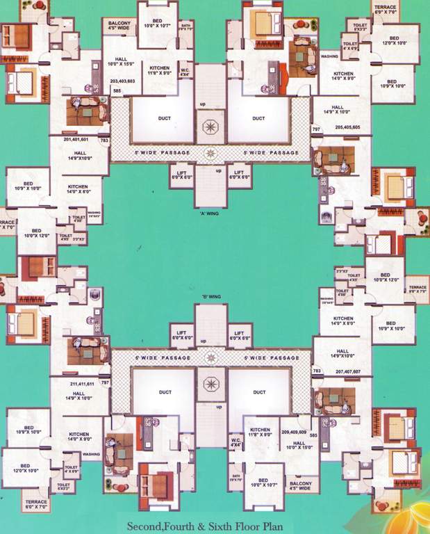 ganesh atria Images for Cluster Plan of Nerkar Ganesh Atria