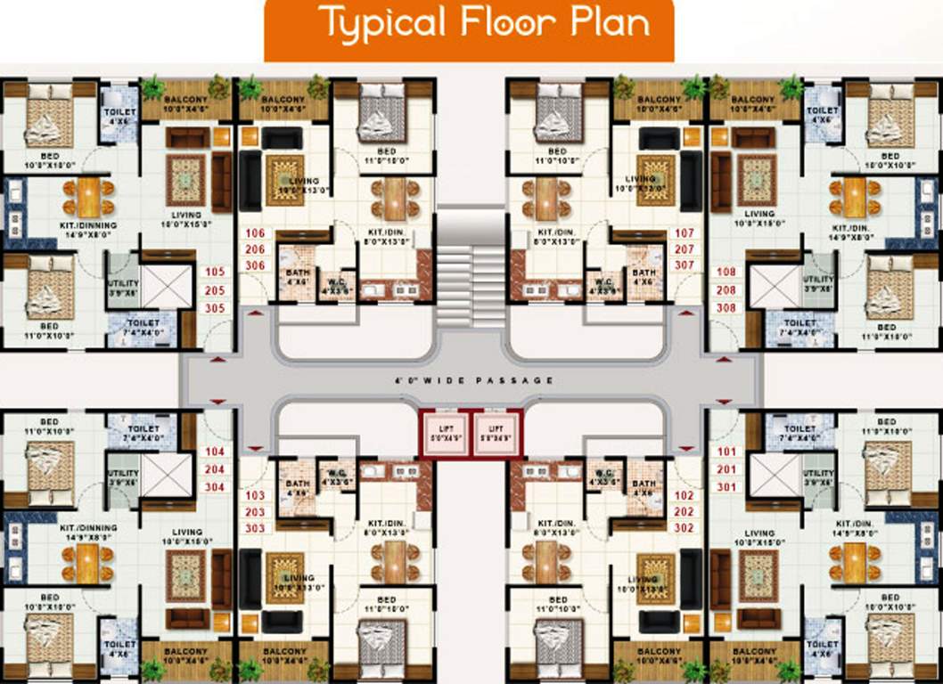  ganesh avenue Images for Cluster Plan of Nerkar Ganesh Avenue