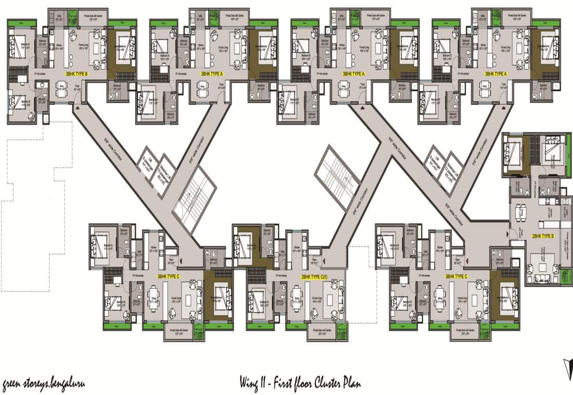  green storeys Images for Cluster Plan of MPN Green Storeys