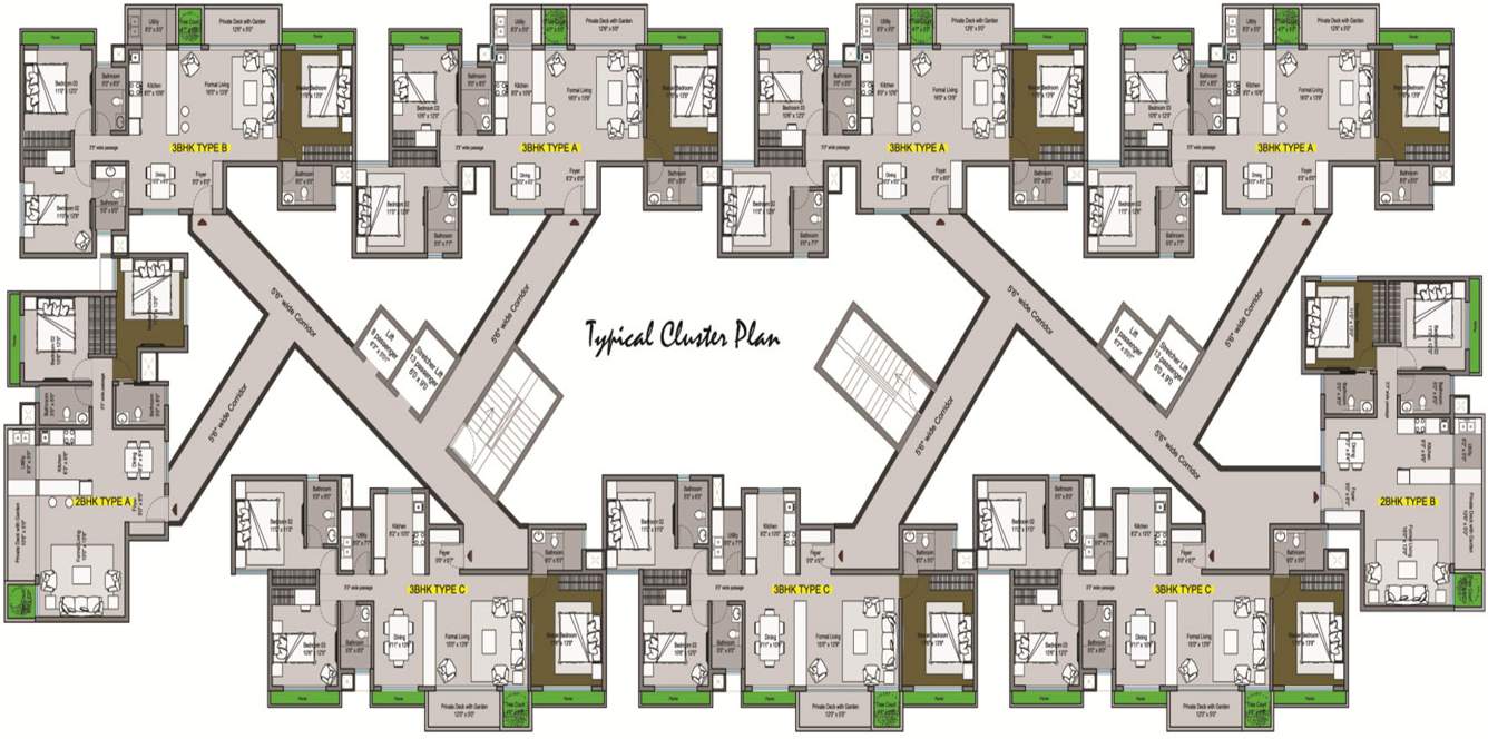  green storeys Images for Cluster Plan of MPN Green Storeys