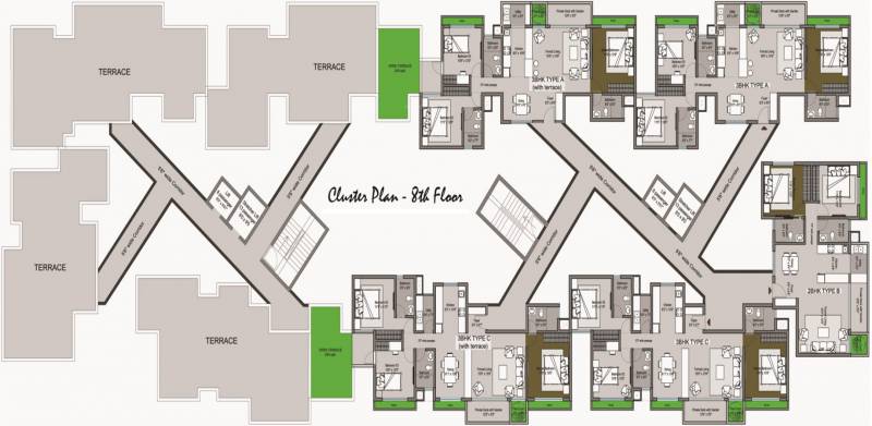  green-storeys Images for Cluster Plan of MPN Green Storeys