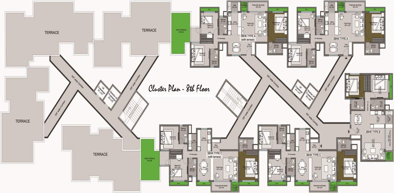  green storeys Images for Cluster Plan of MPN Green Storeys