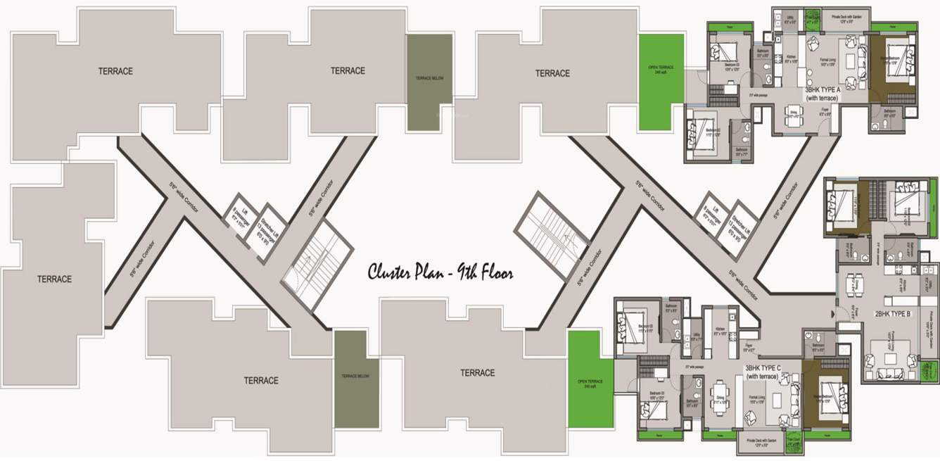  green storeys Images for Cluster Plan of MPN Green Storeys