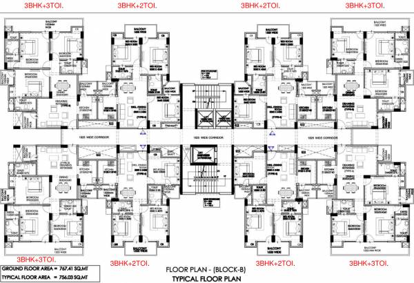 Images for Cluster Plan of Sanchar Palm Heights