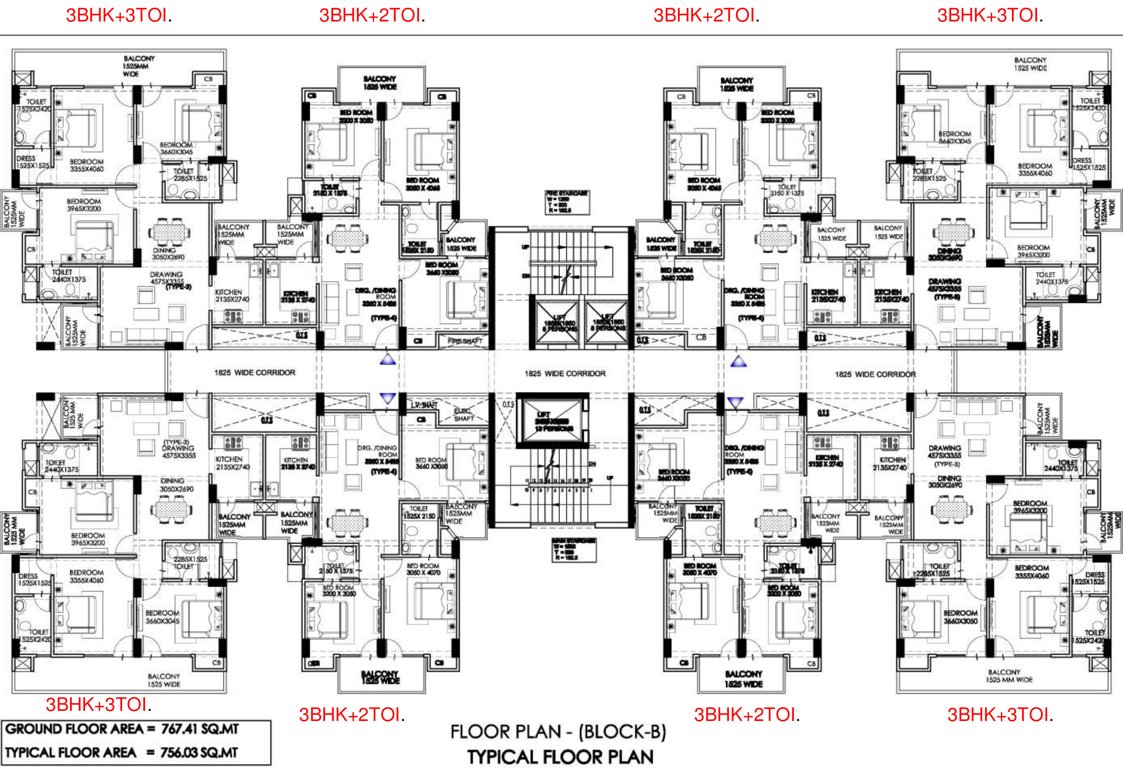 Images for Cluster Plan of Sanchar Palm Heights