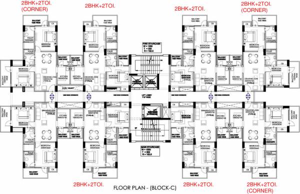 Images for Cluster Plan of Sanchar Palm Heights