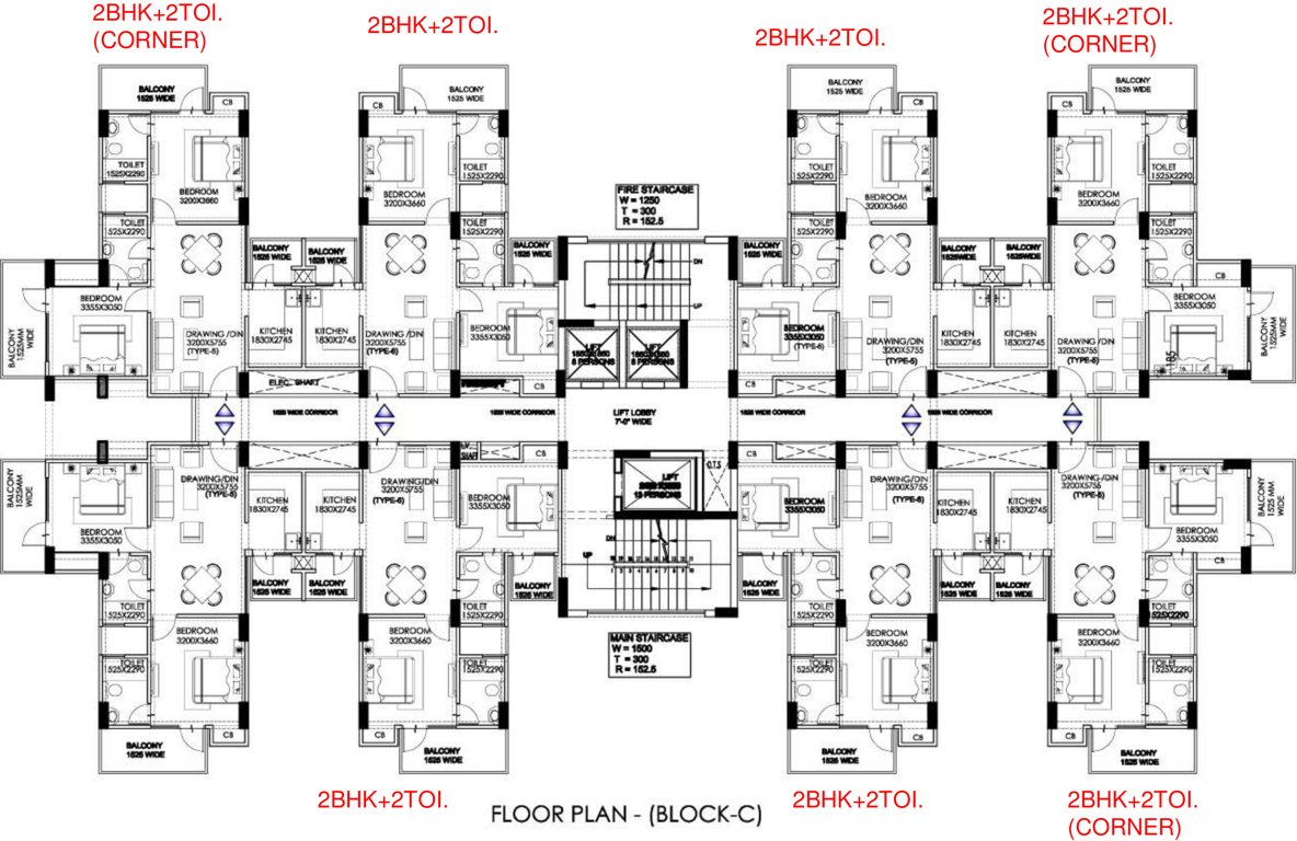 Images for Cluster Plan of Sanchar Palm Heights