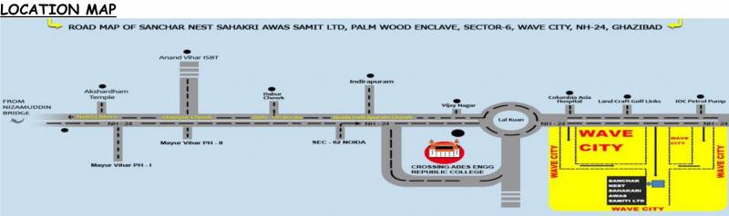 Images for Location Plan of Sanchar Palm Heights