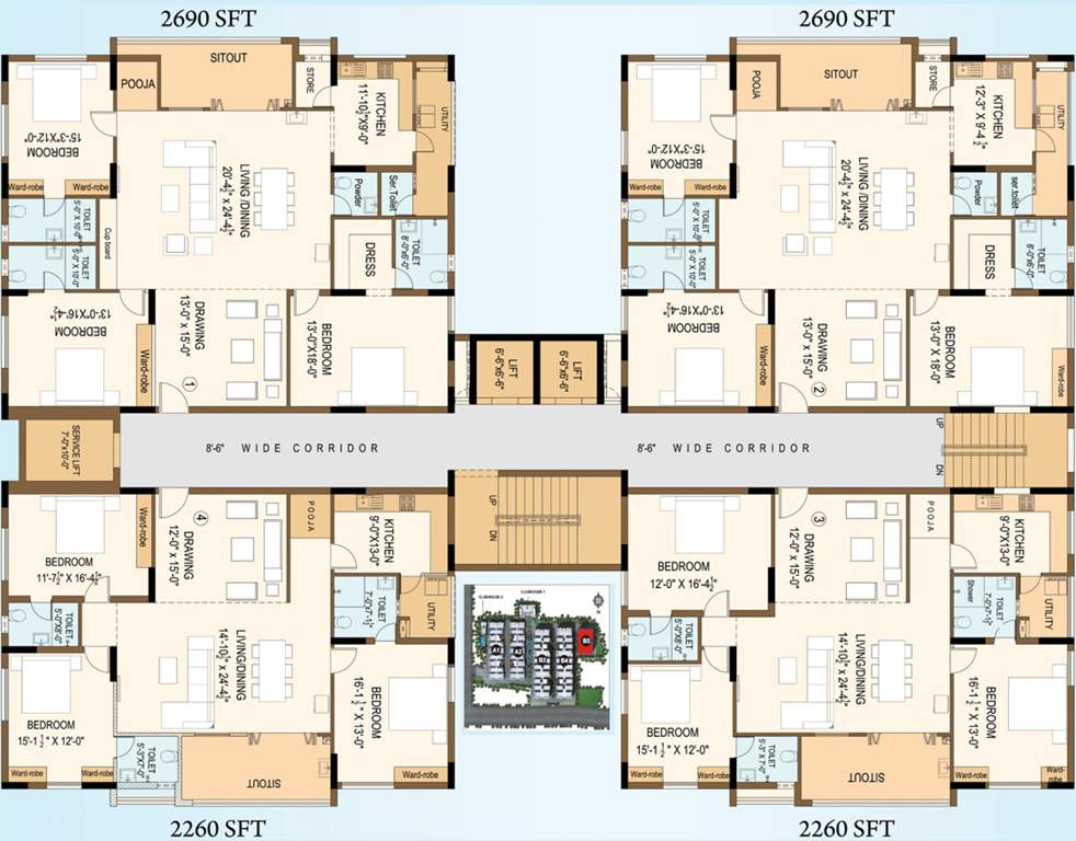  skyline Images for Cluster Plan of Vaisakhi Skyline
