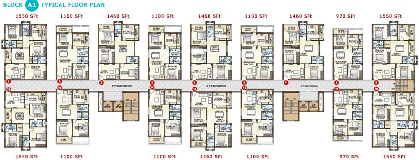  skyline Images for Cluster Plan of Vaisakhi Skyline