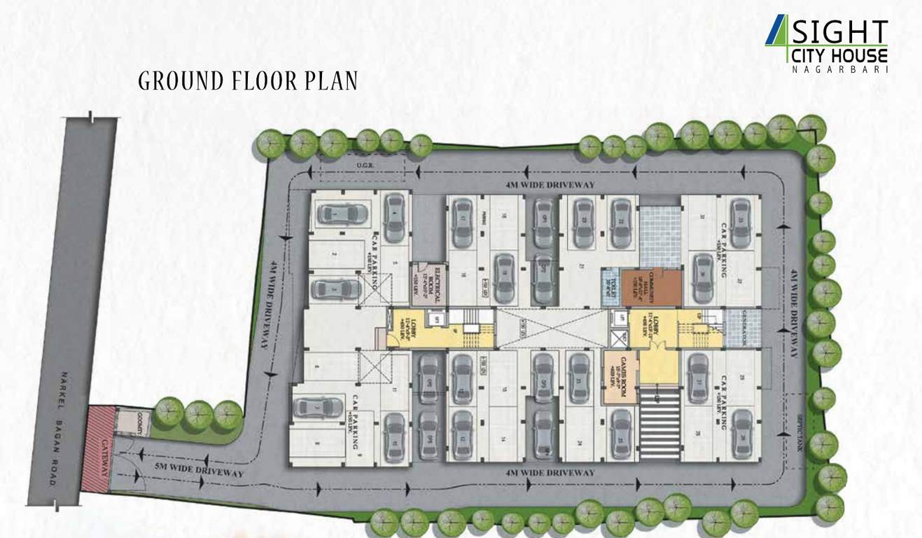  4sight cityhouse Images for Cluster Plan of Ganguly 4Sight Cityhouse