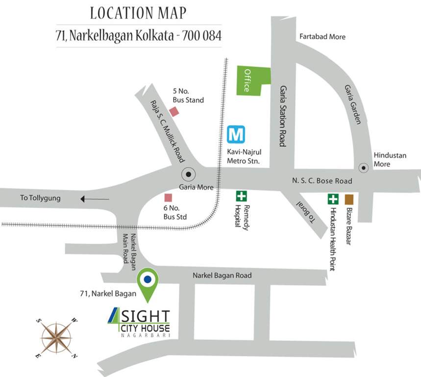  4sight cityhouse Images for Location Plan of Ganguly 4Sight Cityhouse