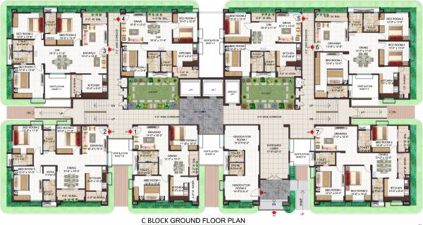 Images for Cluster Plan of Manjeera Monarch