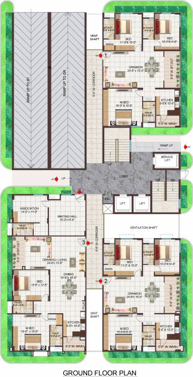Images for Cluster Plan of Manjeera Monarch