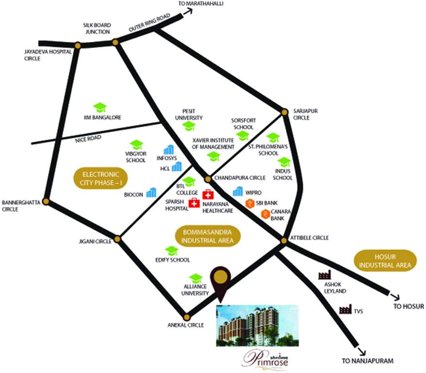 shriline primrose Images for Location Plan of Shriram Land Shriline Primrose