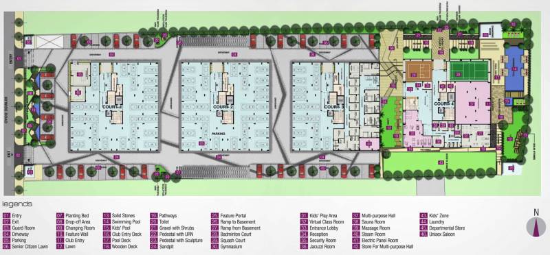  south-court Images for Site Plan of Shree Ram South Court