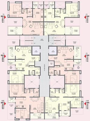Images for Cluster Plan of Alliance Nisarg Pink Lily