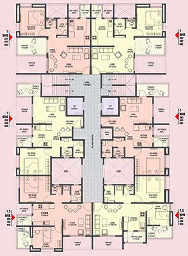 Images for Cluster Plan of Alliance Nisarg Pink Lily