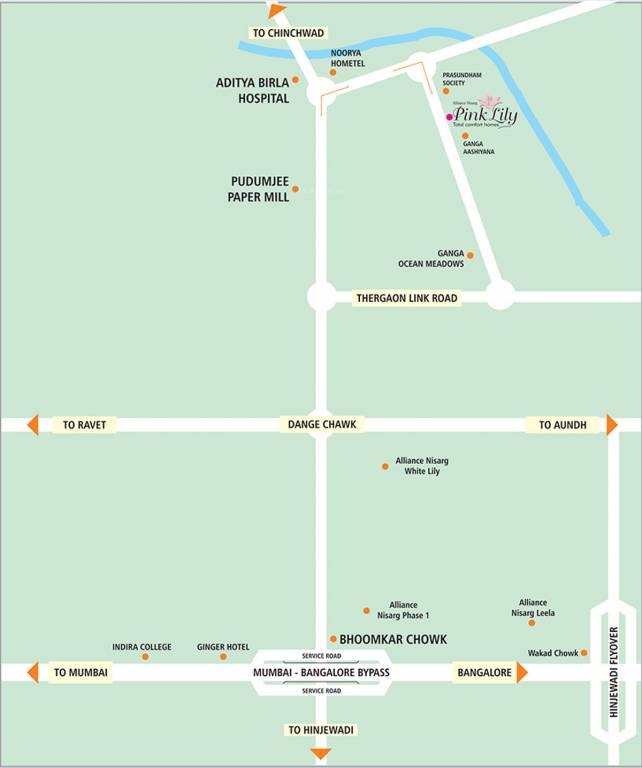 Images for Location Plan of Alliance Nisarg Pink Lily