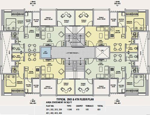  nisarg-phase-ii Images for Cluster Plan of Alliance Nisarg Phase II