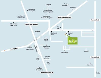  nisarg-phase-ii Images for Location Plan of Alliance Builders Nisarg Phase II