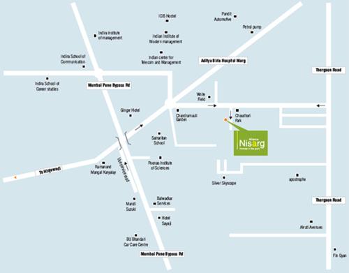  nisarg-phase-ii Images for Location Plan of Alliance Builders Nisarg Phase II