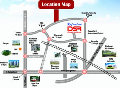  raj-enclave Images for Location Plan of DSR Raj Enclave