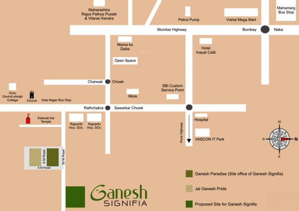 Images for Location Plan of Nerkar Ganesh Signifia