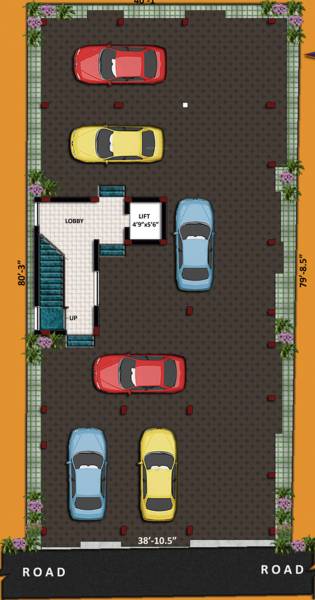 Images for Cluster Plan of AA Construction Anandham Flats