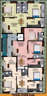 Images for Cluster Plan of AA Construction Anandham Flats