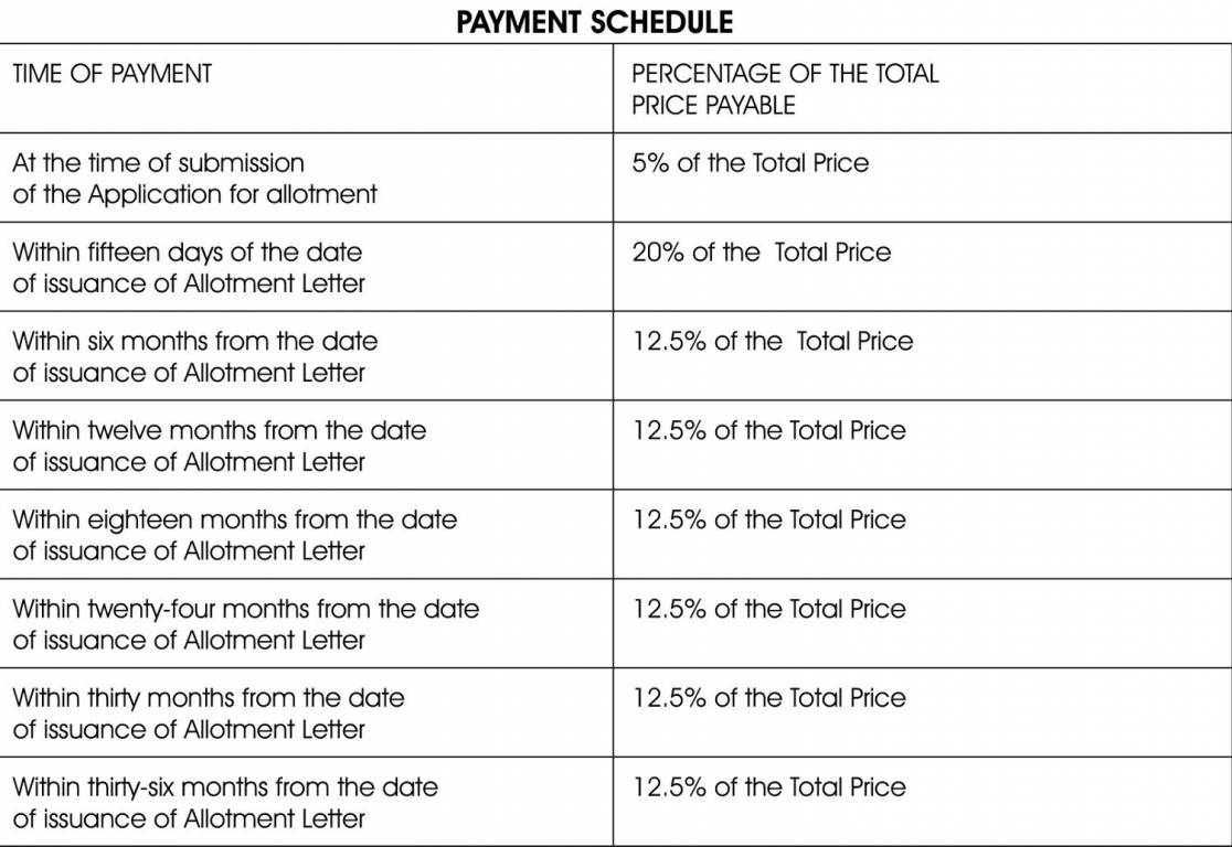 Images for Payment Plan of Adarsh Harmony Payment Plan