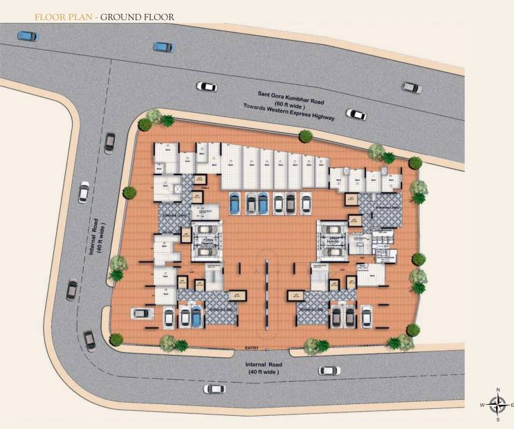 Images for Cluster Plan of J V Realty Ariana Residency