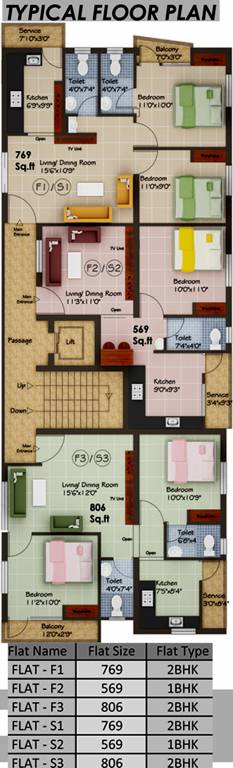 Images for Cluster Plan of BK Blossom