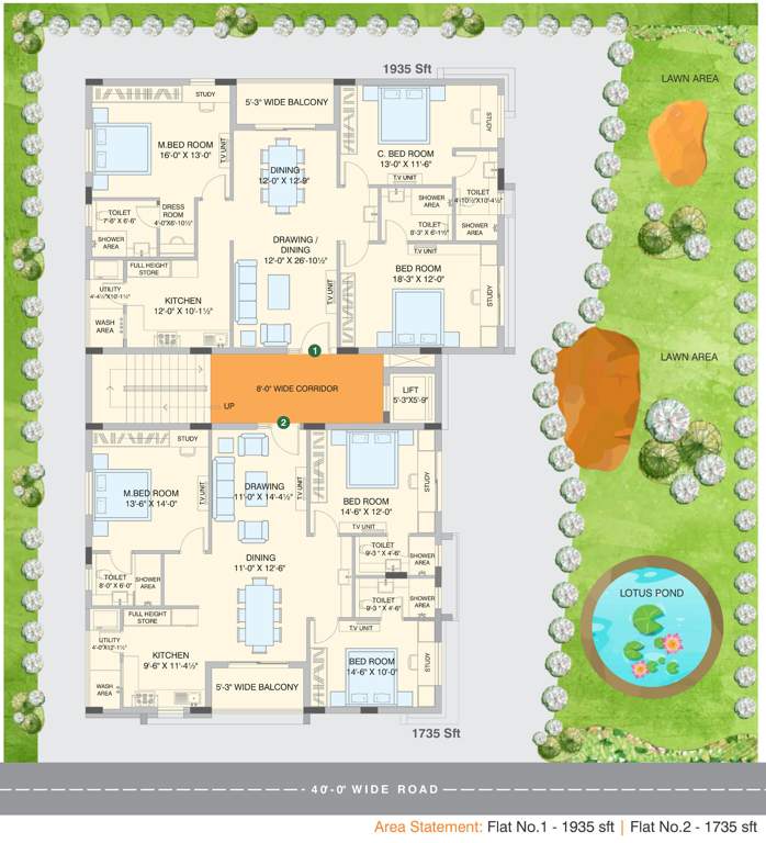 lotus leaf Images for Cluster Plan of Alekhya Lotus Leaf