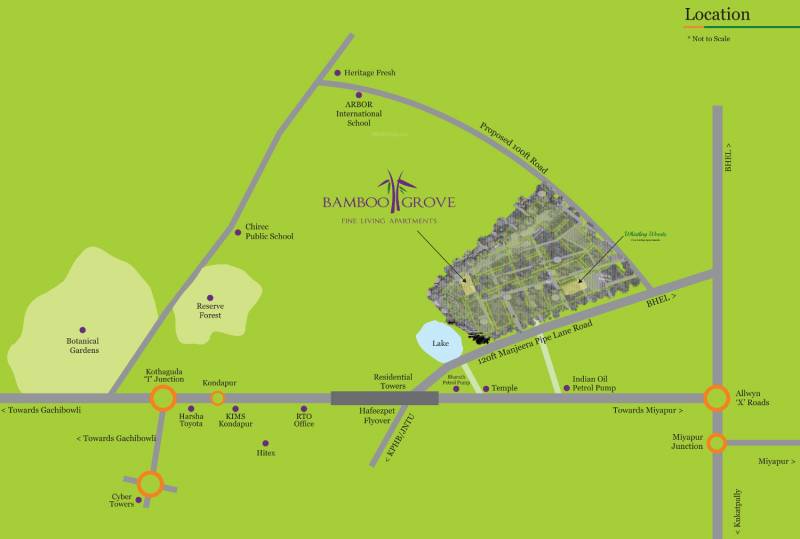 Images for Location Plan of Alekhya Bamboo Grove