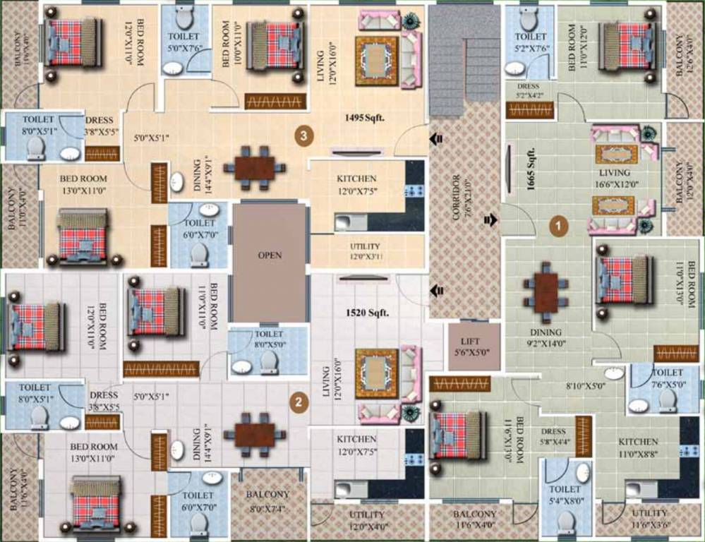 Images for Cluster Plan of Saveria Metropole