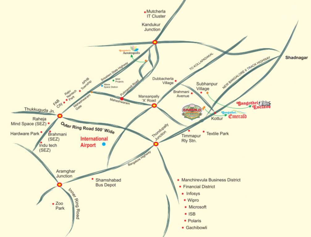Images for Location Plan of Gangothri Emerald Heights